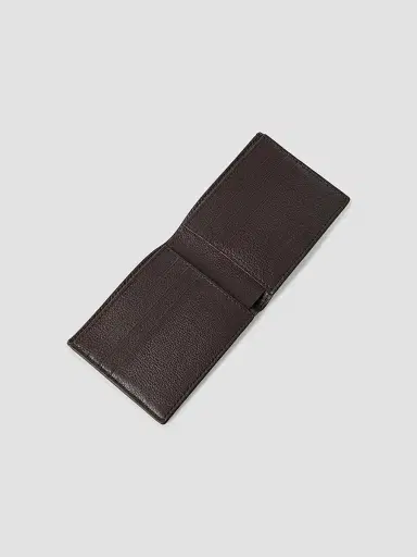 Brunello Cucinelli Men's Smooth Calfskin Wallet - Brown | Thumbnail 4