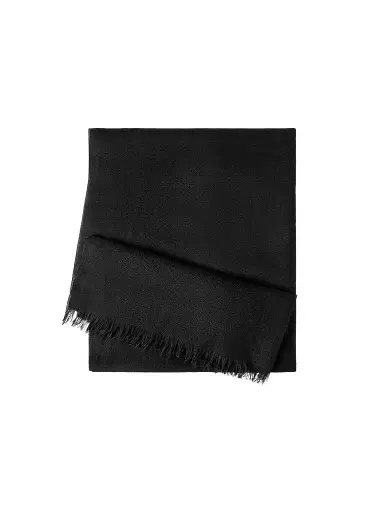 Brunello Cucinelli Women's Cashmere and Silk Scarf - Black | Thumbnail 1