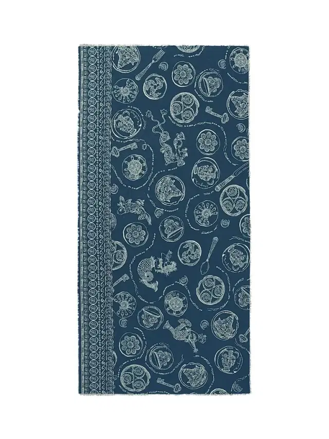 ALÉMAIS Women's Lucky Cotton Pareo - Blue