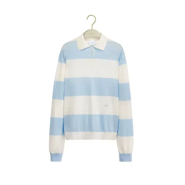 Dior Dioriviera Dior Marinière Long-Sleeved Polo Shirt