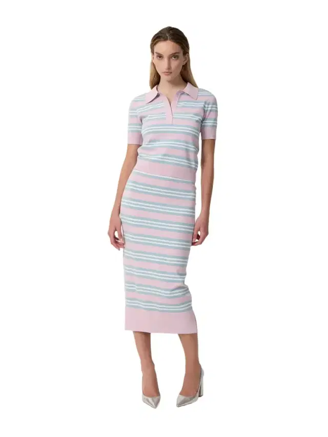 Aknvas The Rosalyn skirt in stripes