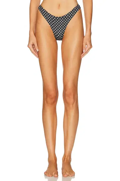Heavy Manners High Cut Cheeky Bikini Bottom | Thumbnail 1 Heavy Manners High Cut Cheeky Bikini Bottom | Thumbnail 1