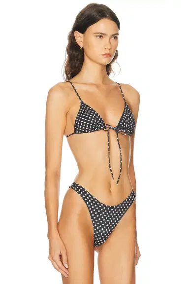 Heavy Manners Triangle Front Tie Bikini Top | Thumbnail 2 Heavy Manners Triangle Front Tie Bikini Top | Thumbnail 2