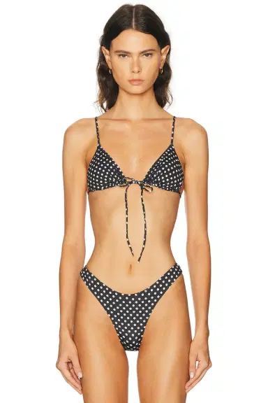 Heavy Manners Triangle Front Tie Bikini Top | Thumbnail 1 Heavy Manners Triangle Front Tie Bikini Top | Thumbnail 1