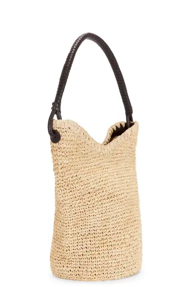 Staud Lani Raffia Bucket Bag | Thumbnail 4 Staud Lani Raffia Bucket Bag | Thumbnail 4