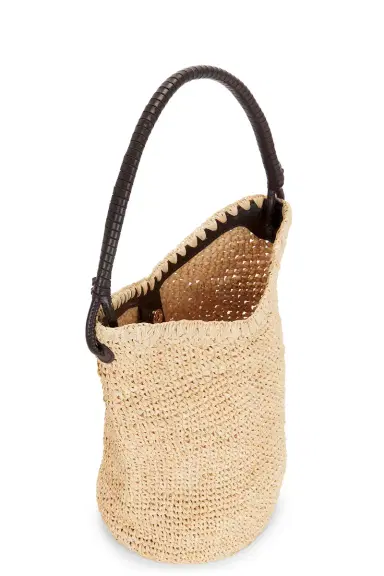 Staud Lani Raffia Bucket Bag | Thumbnail 5 Staud Lani Raffia Bucket Bag | Thumbnail 5