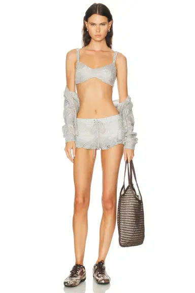 SIEDRES Poli Metallic Knit Cardigan | Thumbnail 5