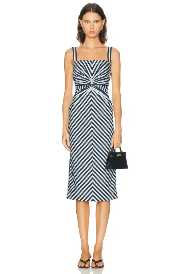 Carolina Herrera Slim Strap Pencil Dress