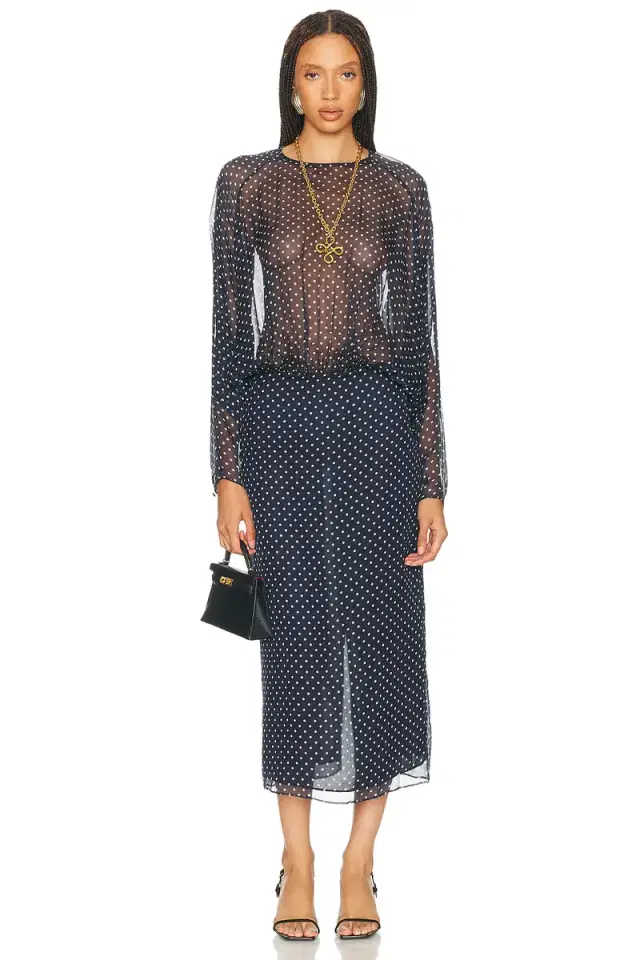 Helsa The Sabrina Midi Dress