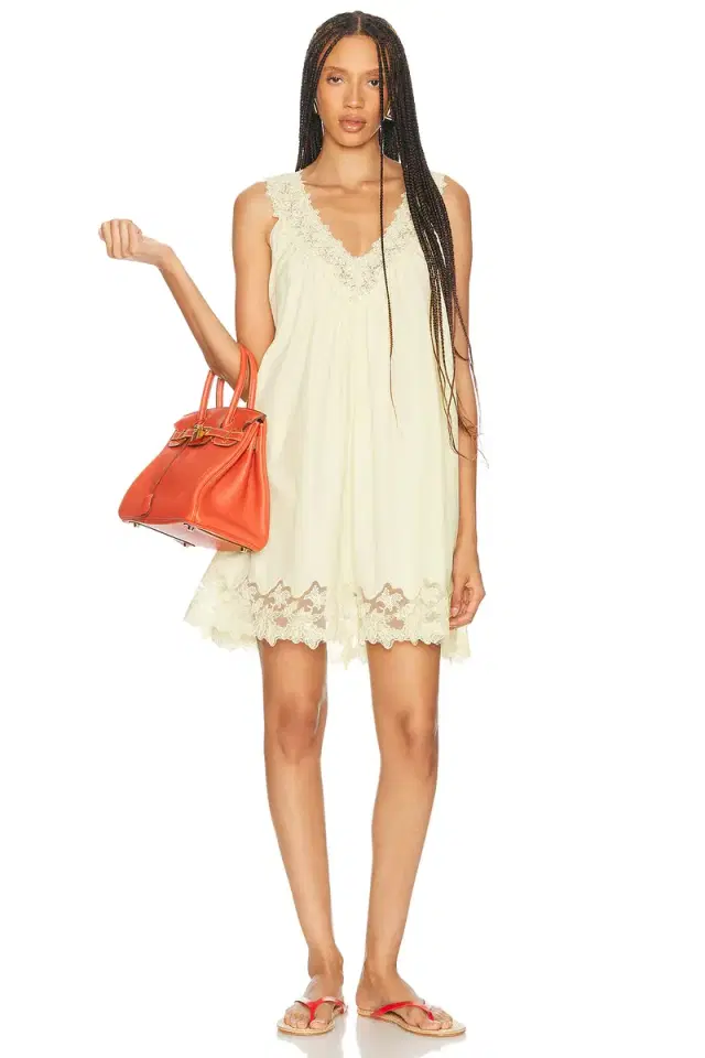 Helsa Mini Dress With Lace