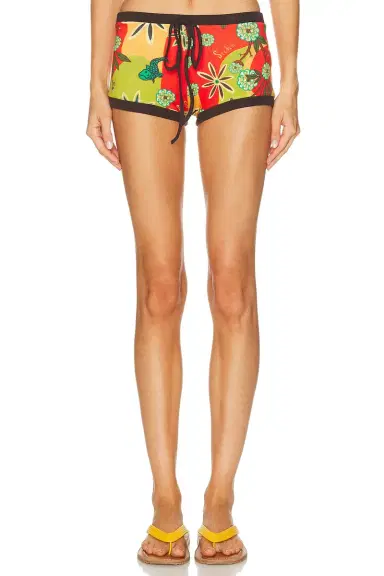 SIEDRÉS Afra Multicolor Floral Short | Thumbnail 1