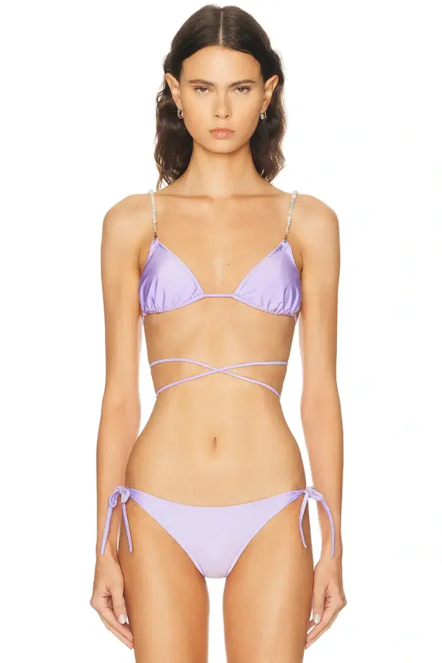 DOLLA for FWRD Dolores Wrap Elba Straps Bikini Top