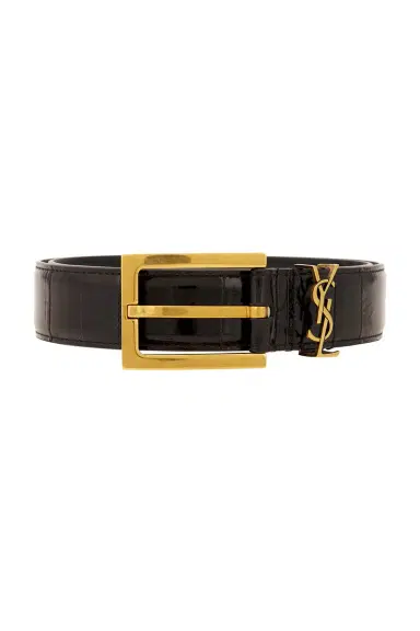 Saint Laurent Carree Passant Cassandre Ceinture Boucle Belt | Thumbnail 3