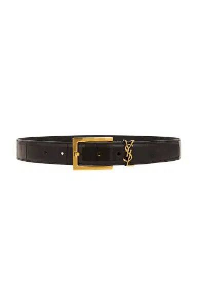 Saint Laurent Carree Passant Cassandre Ceinture Boucle Belt | Thumbnail 1