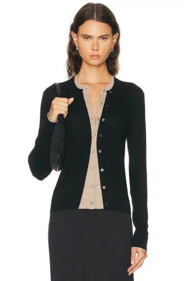 Acne Studios Kalet Silk Wool Cardigan | Thumbnail 1