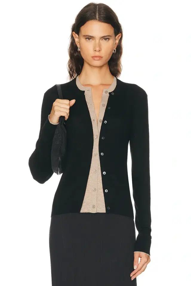 Acne Studios Kalet Silk Wool Cardigan