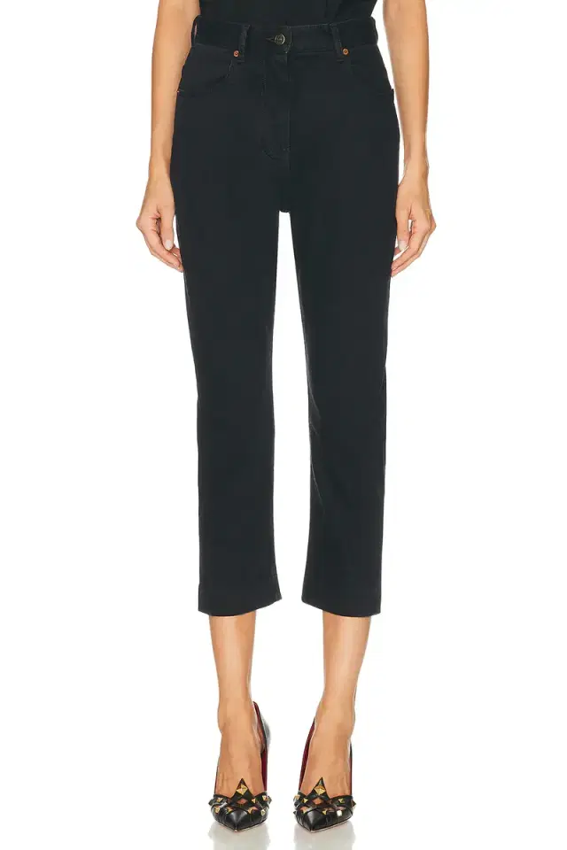 Valentino Cropped Straight Leg
