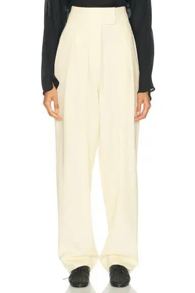 Helsa High Waist Pleated Suit Trouser | Thumbnail 1 Helsa High Waist Pleated Suit Trouser | Thumbnail 1