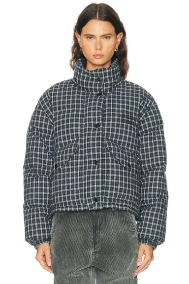 Miu Miu Flanella Ponge Piumino Rev Jacket | Thumbnail 2 Miu Miu Flanella Ponge Piumino Rev Jacket | Thumbnail 2