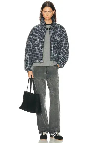 Miu Miu Flanella Ponge Piumino Rev Jacket | Thumbnail 5 Miu Miu Flanella Ponge Piumino Rev Jacket | Thumbnail 5
