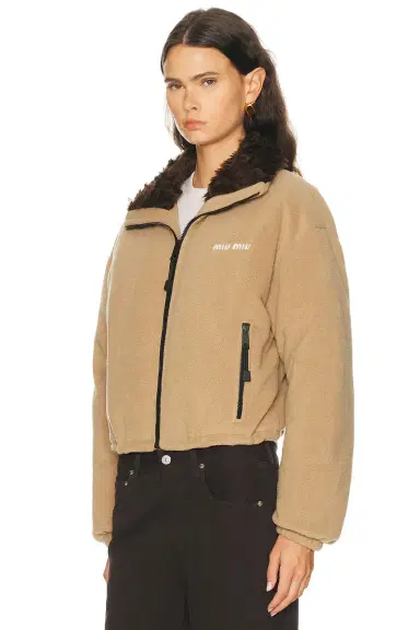 Miu Miu Piumino Pile Jacket | Thumbnail 3 Miu Miu Piumino Pile Jacket | Thumbnail 3
