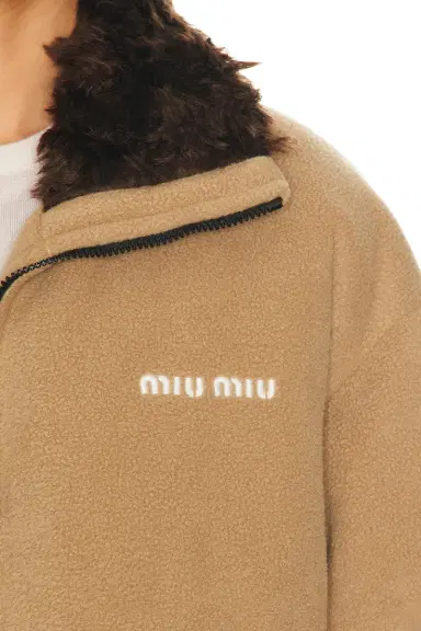 Miu Miu Piumino Pile Jacket | Thumbnail 6 Miu Miu Piumino Pile Jacket | Thumbnail 6