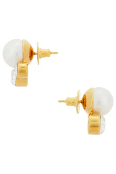 Dries Van Noten Handmade Shell Paste Small Earrings | Thumbnail 3 Dries Van Noten Handmade Shell Paste Small Earrings | Thumbnail 3