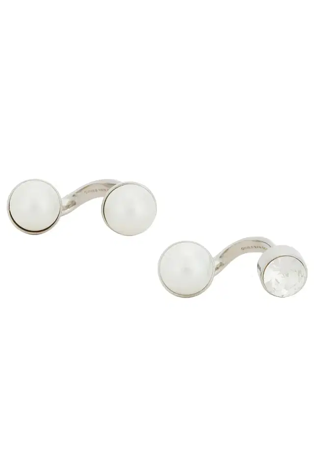 Dries Van Noten Handmade Shell Paste Set Of 2 Rings