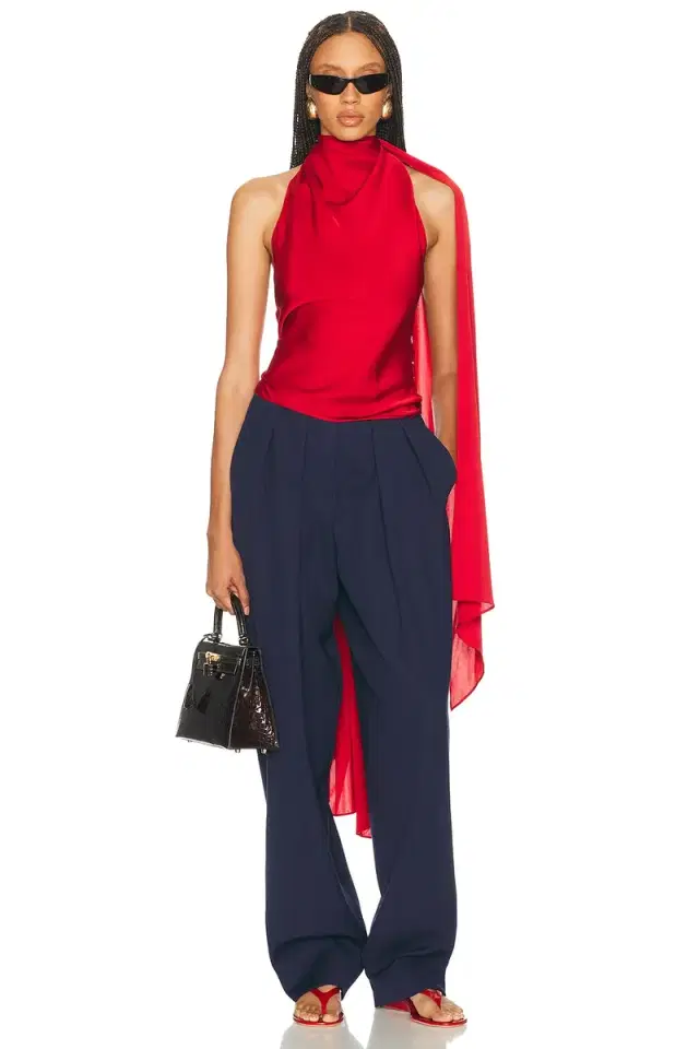 Helsa Natasha Silk Halter