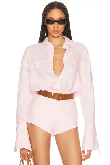 Helsa Washed Linen Shirt | Thumbnail 1