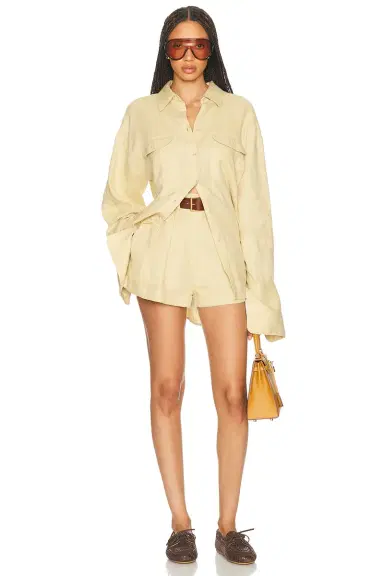 Helsa Washed Linen Shirt | Thumbnail 4