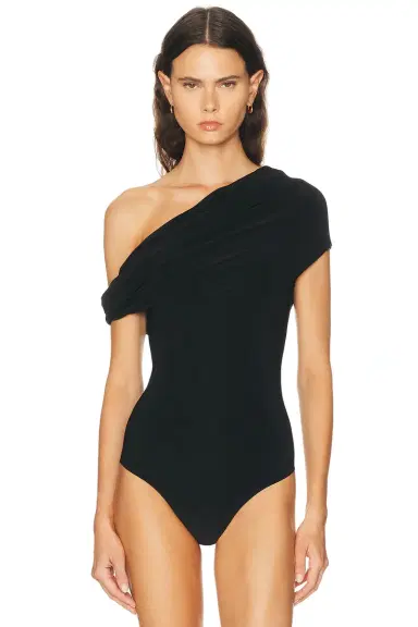 Norma Kamali Sleeveless Cowl Neck Hooded Bodysuit | Thumbnail 2 Norma Kamali Sleeveless Cowl Neck Hooded Bodysuit | Thumbnail 2