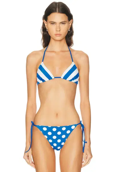 Solid & Striped The Iris Reversible Bikini Top | Thumbnail 1