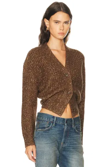 R13 Split Hem Ribbed Cardigan | Thumbnail 2 R13 Split Hem Ribbed Cardigan | Thumbnail 2