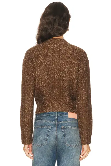 R13 Split Hem Ribbed Cardigan | Thumbnail 3 R13 Split Hem Ribbed Cardigan | Thumbnail 3