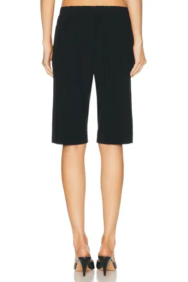 Norma Kamali Flat Front Bermuda Short | Thumbnail 5 Norma Kamali Flat Front Bermuda Short | Thumbnail 5