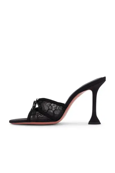 Amina Muaddi Eleonora 95 Lace Slipper Mule | Thumbnail 5 Amina Muaddi Eleonora 95 Lace Slipper Mule | Thumbnail 5