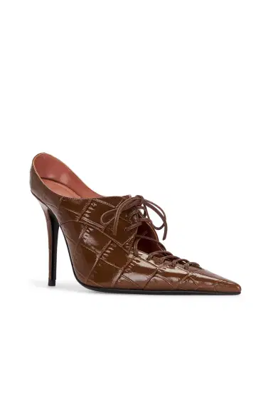 Amina Muaddi Kim 105 Mule Pump | Thumbnail 2 Amina Muaddi Kim 105 Mule Pump | Thumbnail 2