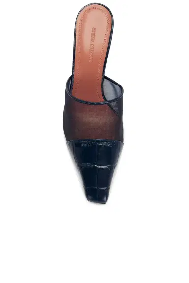 Amina Muaddi Jamie 80 Mesh Mule | Thumbnail 4 Amina Muaddi Jamie 80 Mesh Mule | Thumbnail 4
