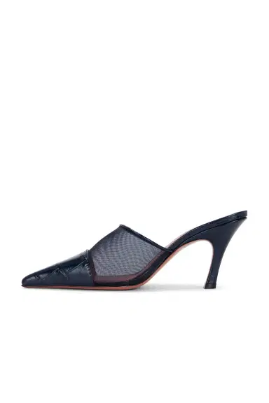 Amina Muaddi Jamie 80 Mesh Mule | Thumbnail 5 Amina Muaddi Jamie 80 Mesh Mule | Thumbnail 5