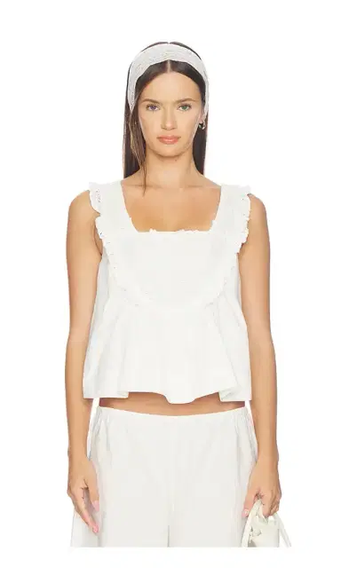 For Love & Lemons Laura Eyelet Top | Thumbnail 1 For Love & Lemons Laura Eyelet Top | Thumbnail 1