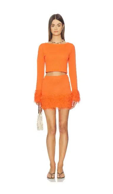 superdown Ruelle Fringe Mini Skirt Set | Thumbnail 1 superdown Ruelle Fringe Mini Skirt Set | Thumbnail 1