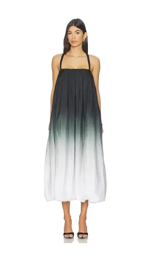 Norma Kamali Strap Bubble Dress To Midcalf