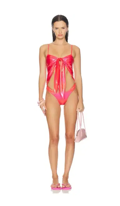 naranja furcado Latex Splash Apple Sarong | Thumbnail 6