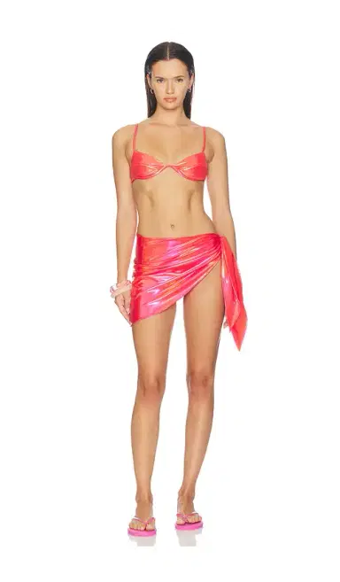 naranja furcado Latex Splash Apple Bikini Set | Thumbnail 4 naranja furcado Latex Splash Apple Bikini Set | Thumbnail 4