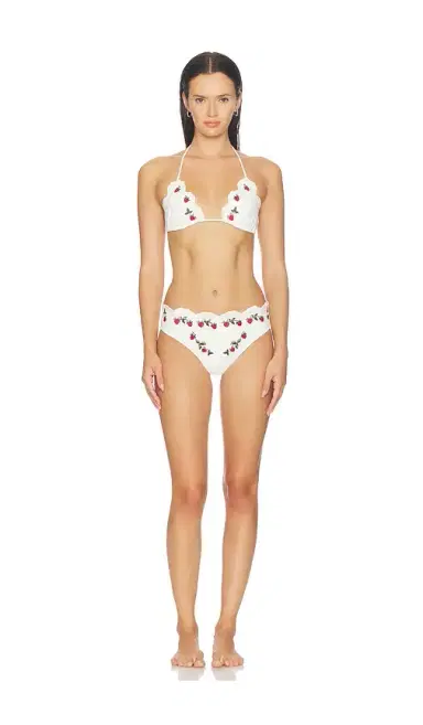 Sea Bindi Strawberry Scallop Bikini Bottom | Thumbnail 4 Sea Bindi Strawberry Scallop Bikini Bottom | Thumbnail 4