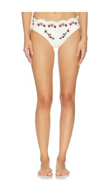 Sea Bindi Strawberry Scallop Bikini Bottom | Thumbnail 1 Sea Bindi Strawberry Scallop Bikini Bottom | Thumbnail 1
