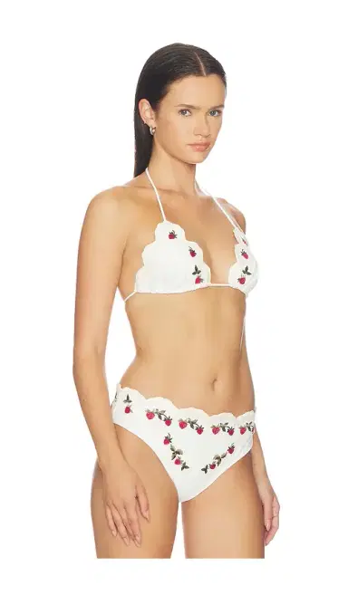 Sea Bindi Strawberry Scallop Bikini Top | Thumbnail 2