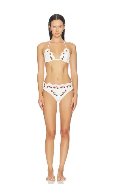 Sea Bindi Strawberry Scallop Bikini Top | Thumbnail 4