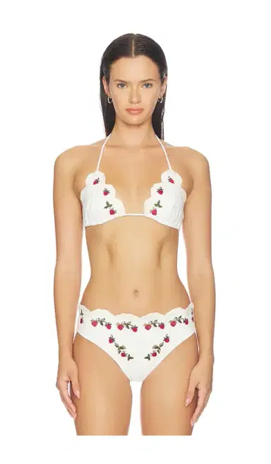 Sea Bindi Strawberry Scallop Bikini Top | Thumbnail 1